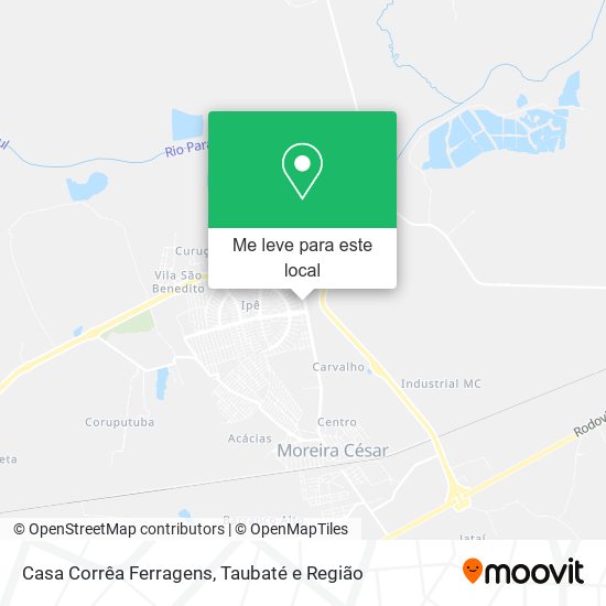 Casa Corrêa Ferragens mapa