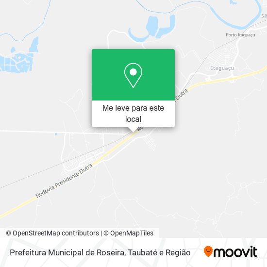 Prefeitura Municipal de Roseira mapa