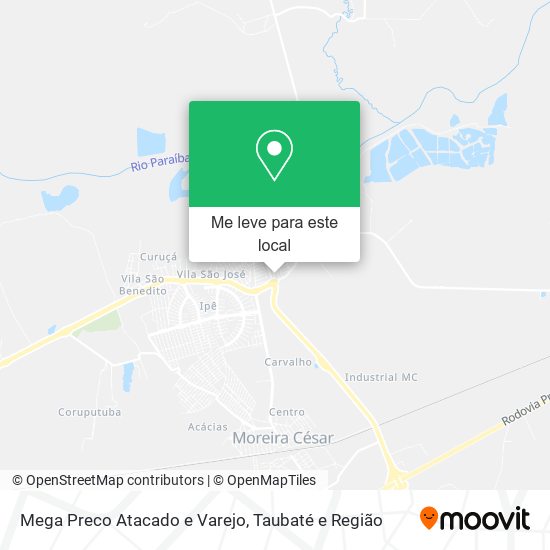 Mega Preco Atacado e Varejo mapa