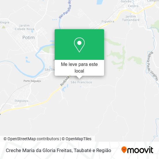 Creche Maria da Gloria Freitas mapa