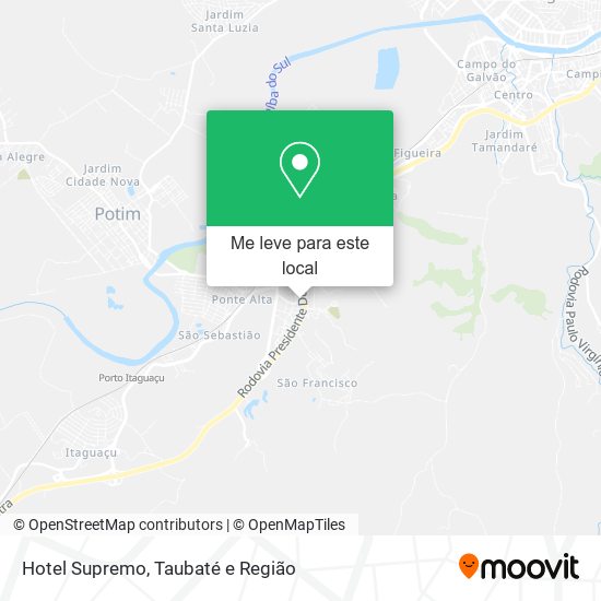 Hotel Supremo mapa