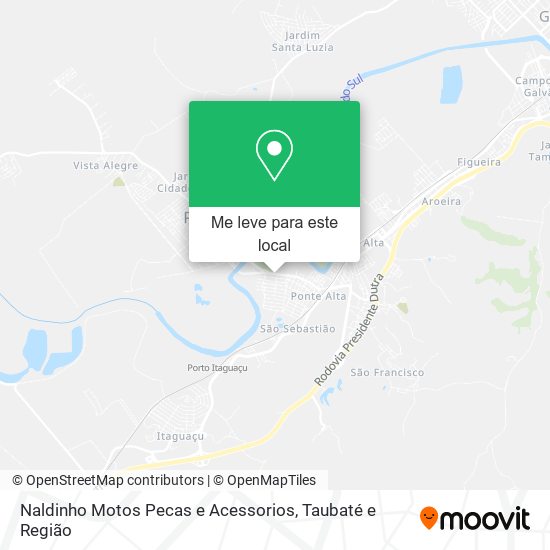 Naldinho Motos Pecas e Acessorios mapa