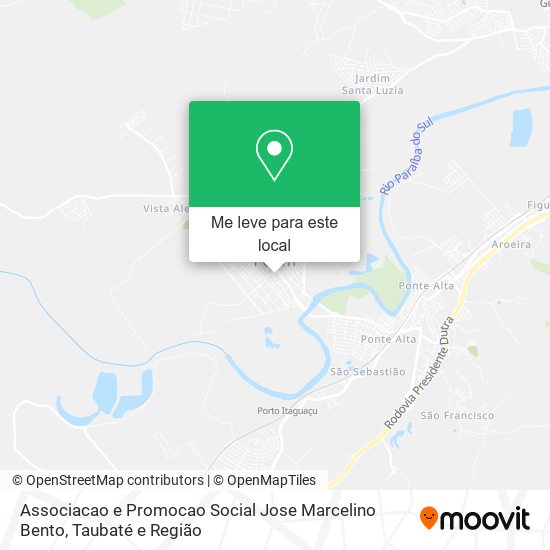 Associacao e Promocao Social Jose Marcelino Bento mapa