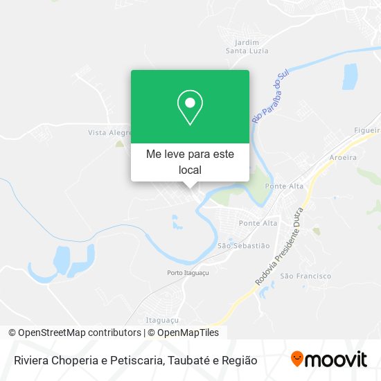 Riviera Choperia e Petiscaria mapa