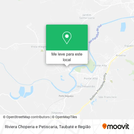 Riviera Choperia e Petiscaria mapa