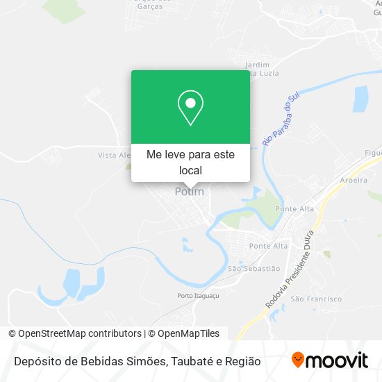 Depósito de Bebidas Simões mapa