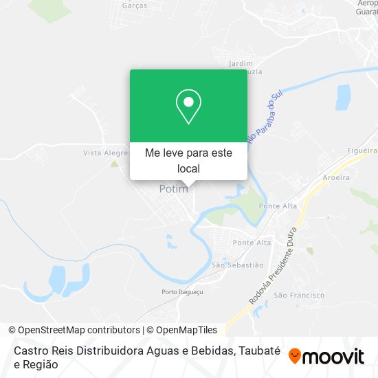 Castro Reis Distribuidora Aguas e Bebidas mapa