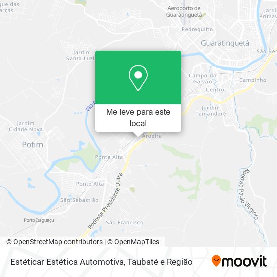 Estéticar Estética Automotiva mapa
