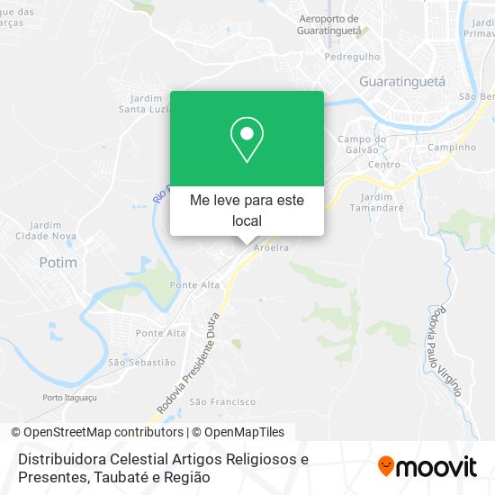 Distribuidora Celestial Artigos Religiosos e Presentes mapa