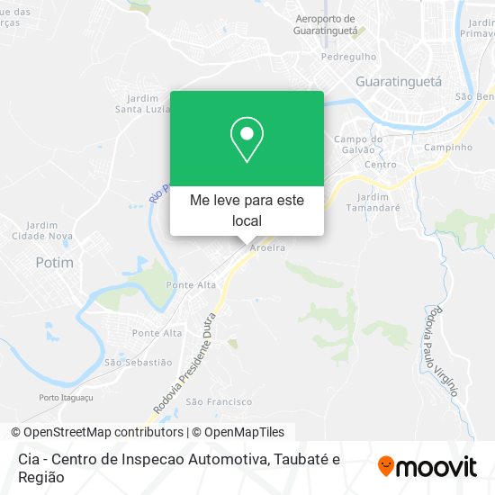 Cia - Centro de Inspecao Automotiva mapa