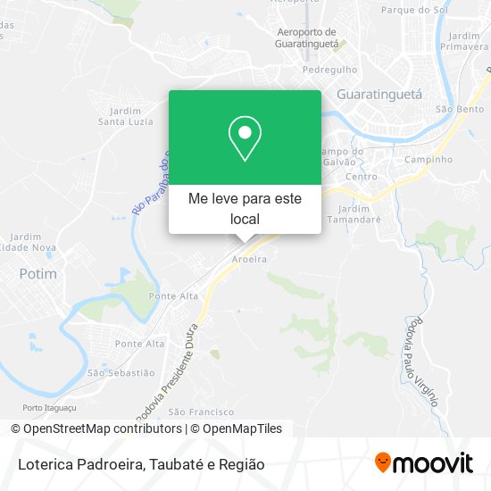 Loterica Padroeira mapa