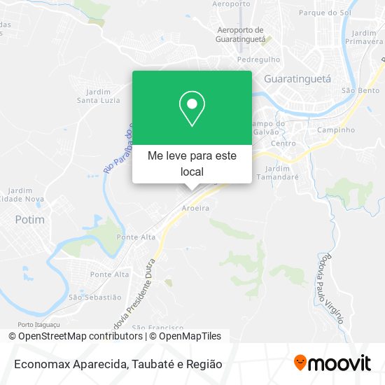 Economax Aparecida mapa