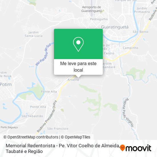 Memorial Redentorista - Pe. Vítor Coelho de Almeida mapa