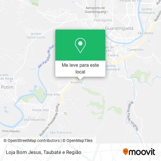Loja Bom Jesus mapa