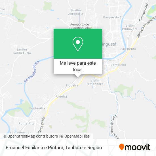 Emanuel Funilaria e Pintura mapa