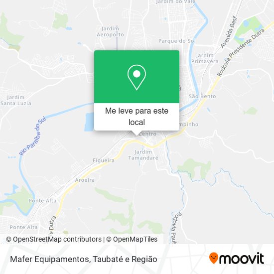 Mafer Equipamentos mapa