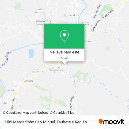 Mini Mercadinho Sao Miguel mapa
