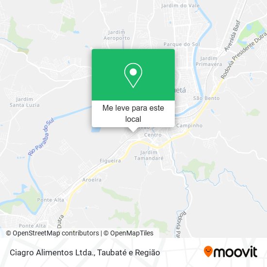 Ciagro Alimentos Ltda. mapa