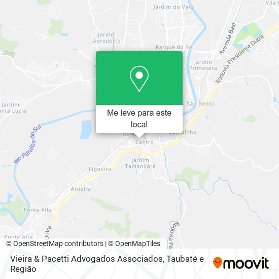 Vieira & Pacetti Advogados Associados mapa