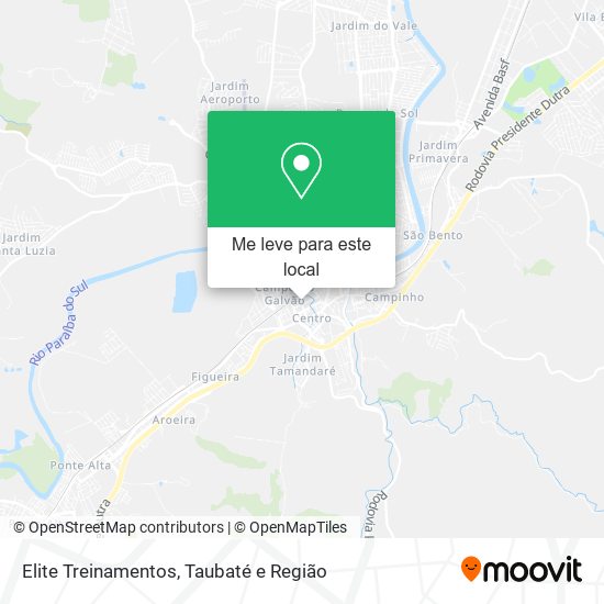 Elite Treinamentos mapa