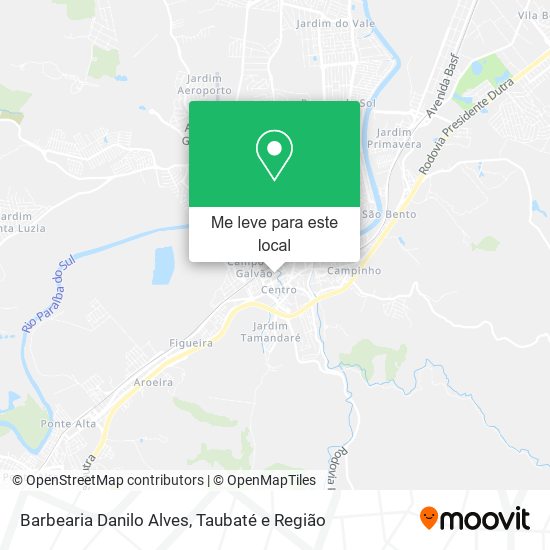 Barbearia Danilo Alves mapa