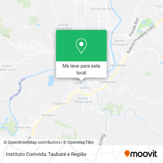 Instituto Comvida mapa