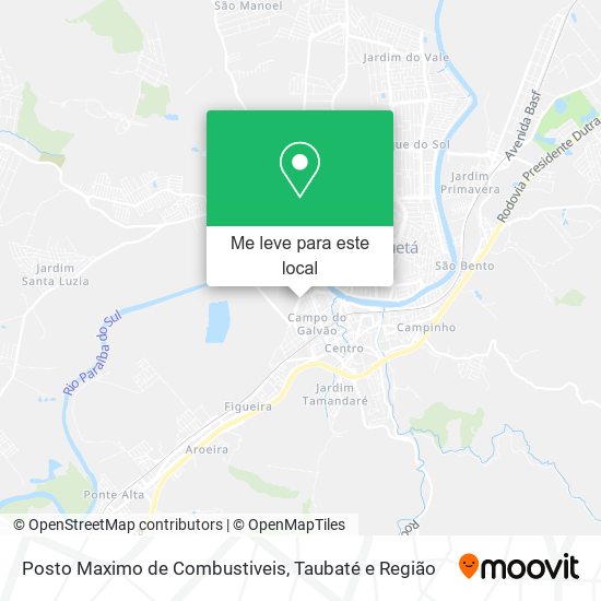 Posto Maximo de Combustiveis mapa