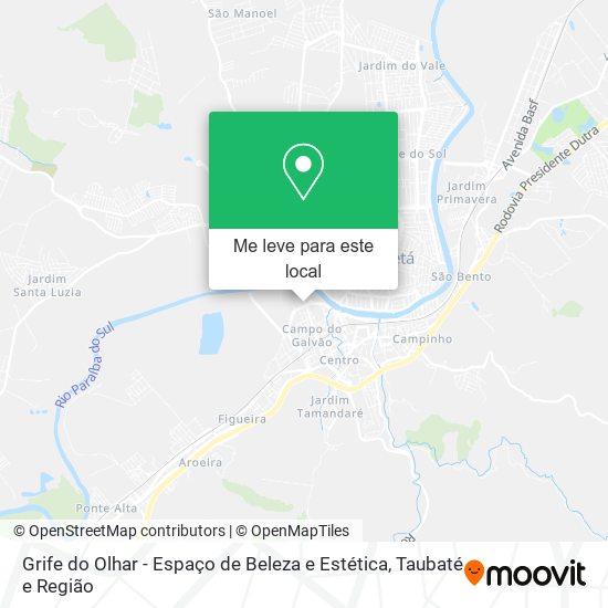 Grife do Olhar - Espaço de Beleza e Estética mapa