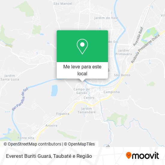 Everest Buriti Guará mapa