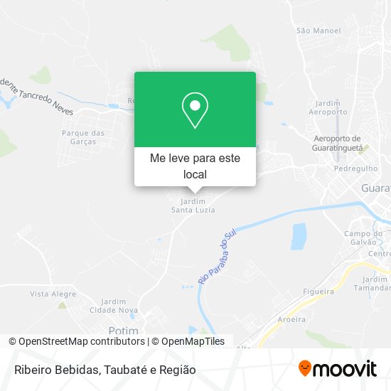 Ribeiro Bebidas mapa