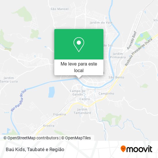 Baú Kids mapa