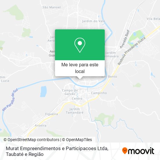 Murat Empreendimentos e Participacoes Ltda mapa