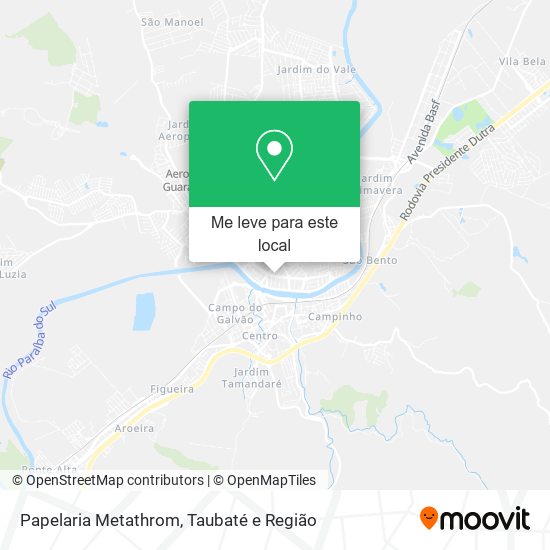 Papelaria Metathrom mapa