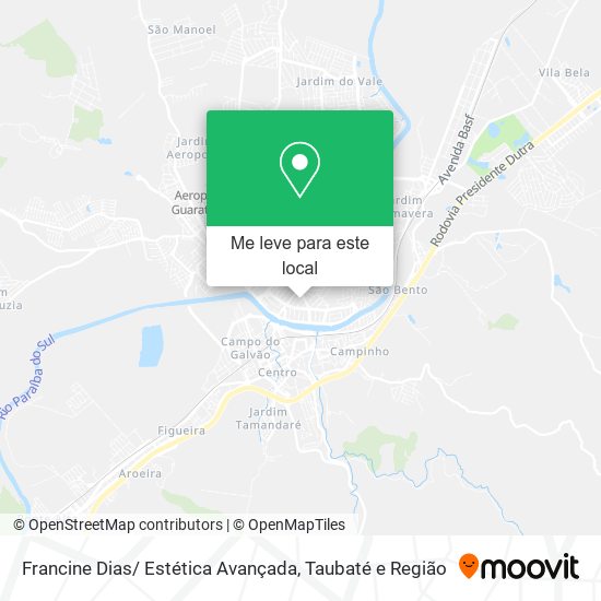Francine Dias/ Estética Avançada mapa