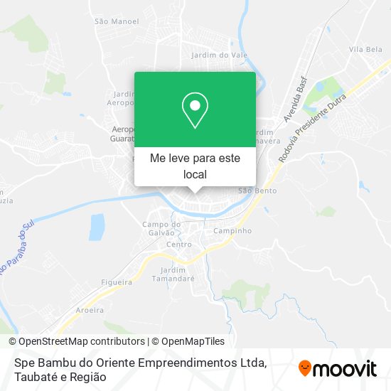 Spe Bambu do Oriente Empreendimentos Ltda mapa