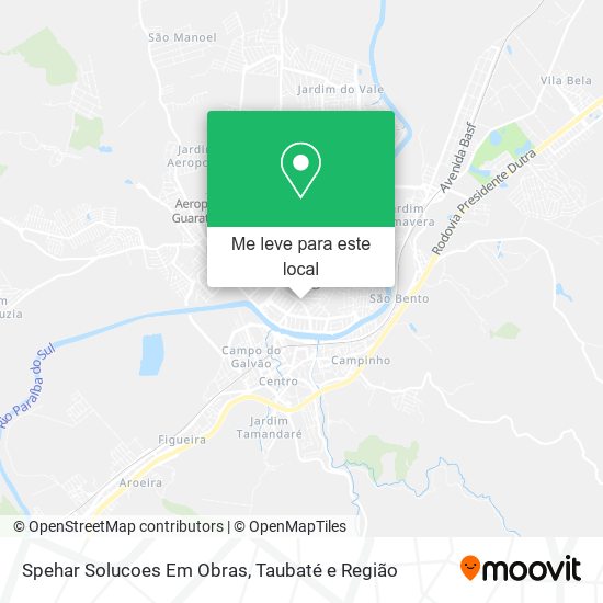 Spehar Solucoes Em Obras mapa