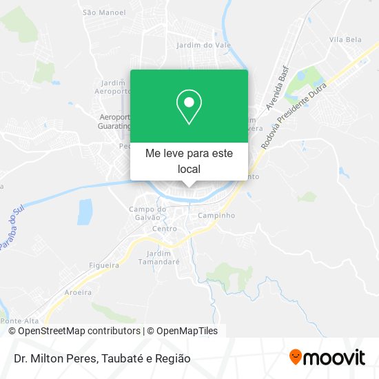 Dr. Milton Peres mapa