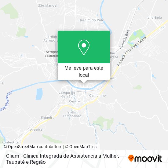 Cliam - Clinica Integrada de Assistencia a Mulher mapa