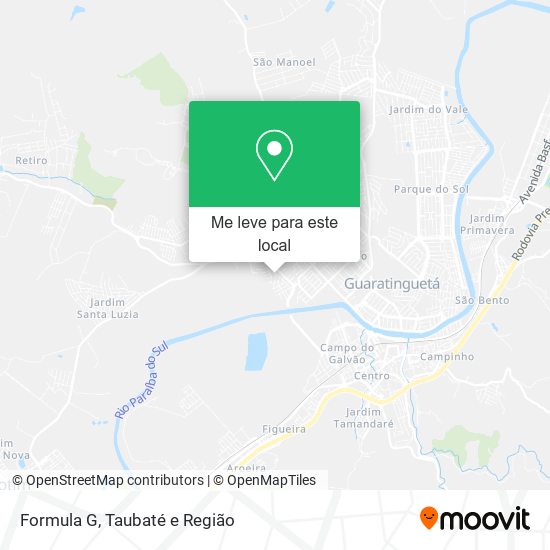 Formula G mapa