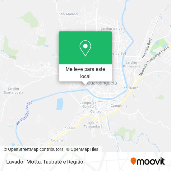 Lavador Motta mapa