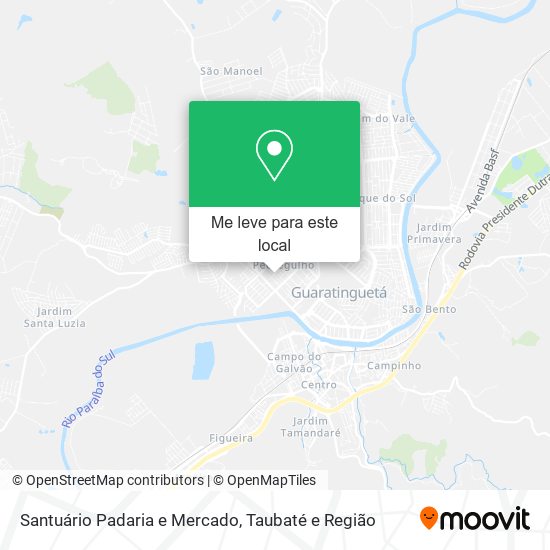 Santuário Padaria e Mercado mapa