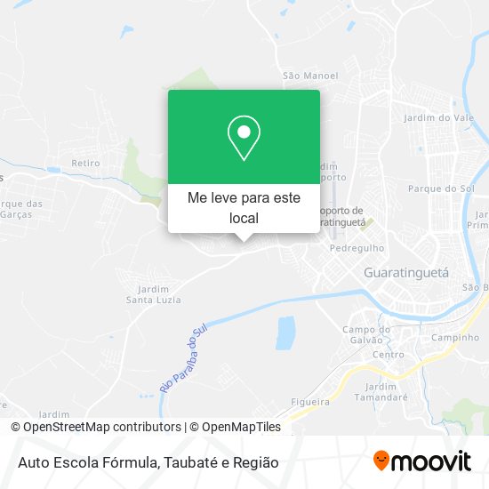 Auto Escola Fórmula mapa