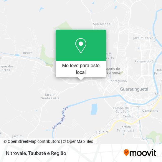 Nitrovale mapa