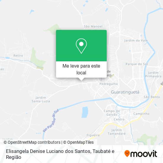 Elisangela Denise Luciano dos Santos mapa