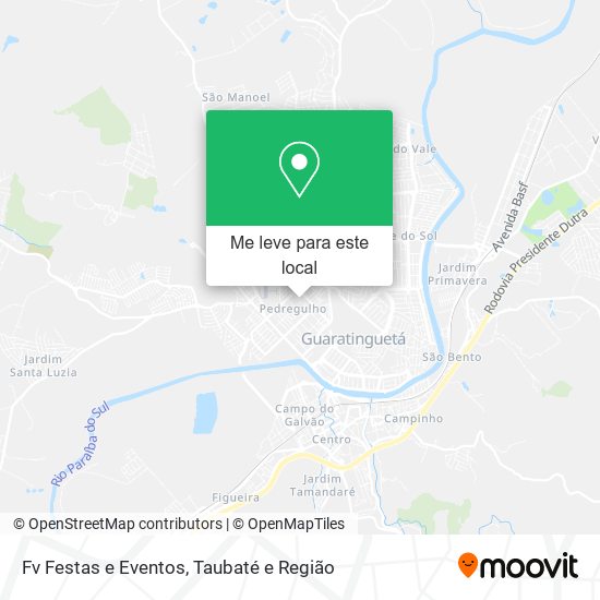 Fv Festas e Eventos mapa