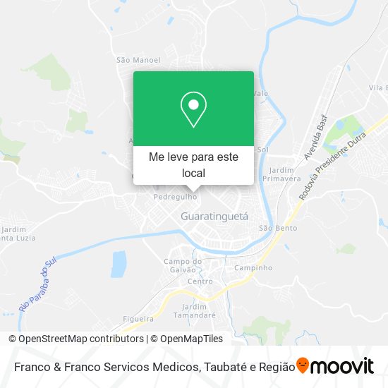 Franco & Franco Servicos Medicos mapa