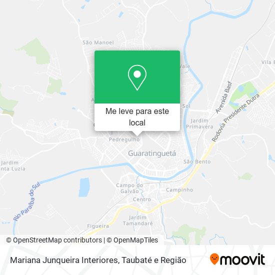 Mariana Junqueira Interiores mapa