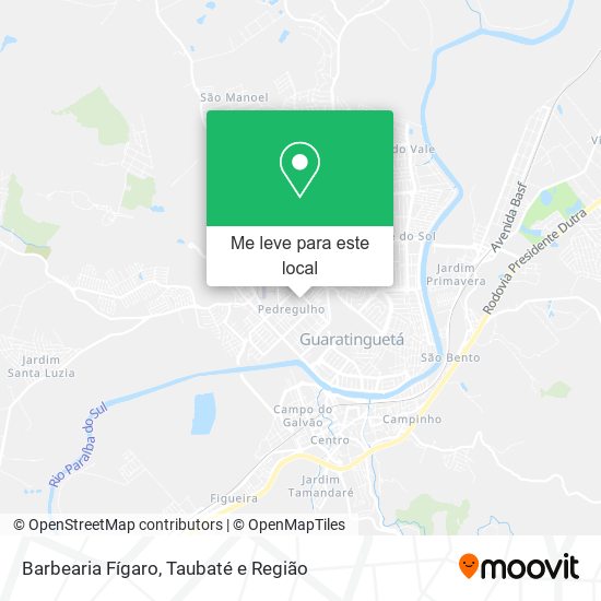 Barbearia Fígaro mapa