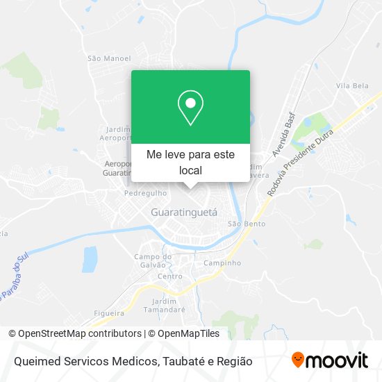 Queimed Servicos Medicos mapa