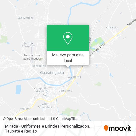 Miraga - Uniformes e Brindes Personalizados mapa